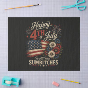Happy 4th July Tissue Paper