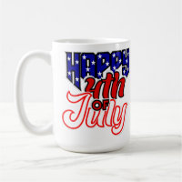 Happy 4th July Typography