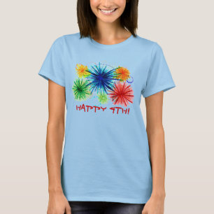 Happy 4th ladies tee