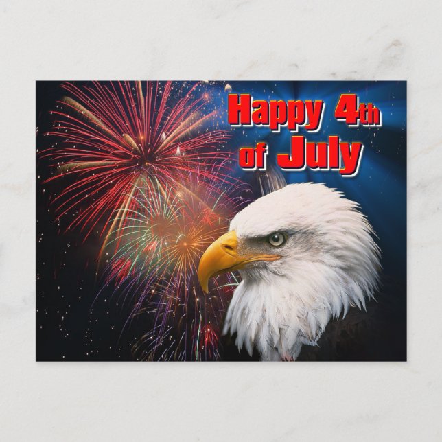 Happy 4th of July 1 Postcard (Front)