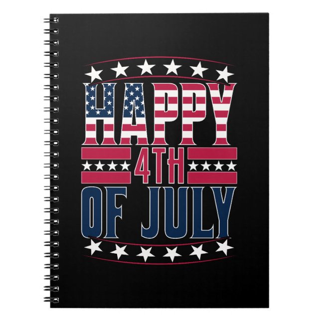 Happy 4th of July-69413 Notebook (Front)