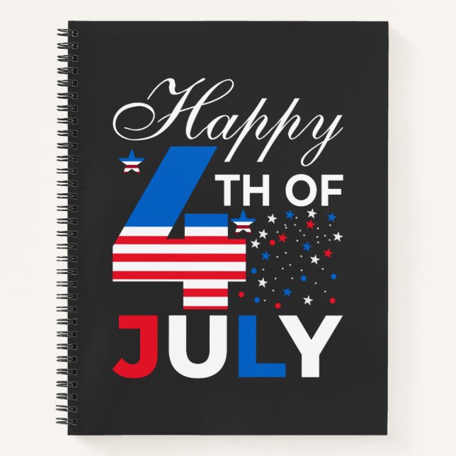 Happy 4th Of July-97958 Notebook (Front)
