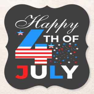 Happy 4th Of July-97958 Paper Coaster