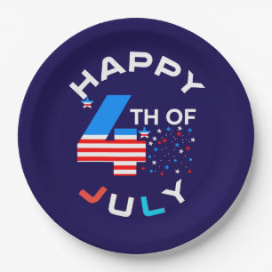 Happy 4th Of July-97958 Paper Plate
