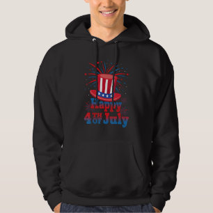 Happy 4th of July America Celebrating Freedom Hoodie