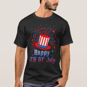 Happy 4th Of July America Celebrating Freedom T-Shirt