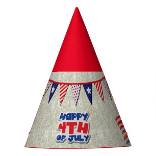 Happy 4th of July America's Birthday Party Hat