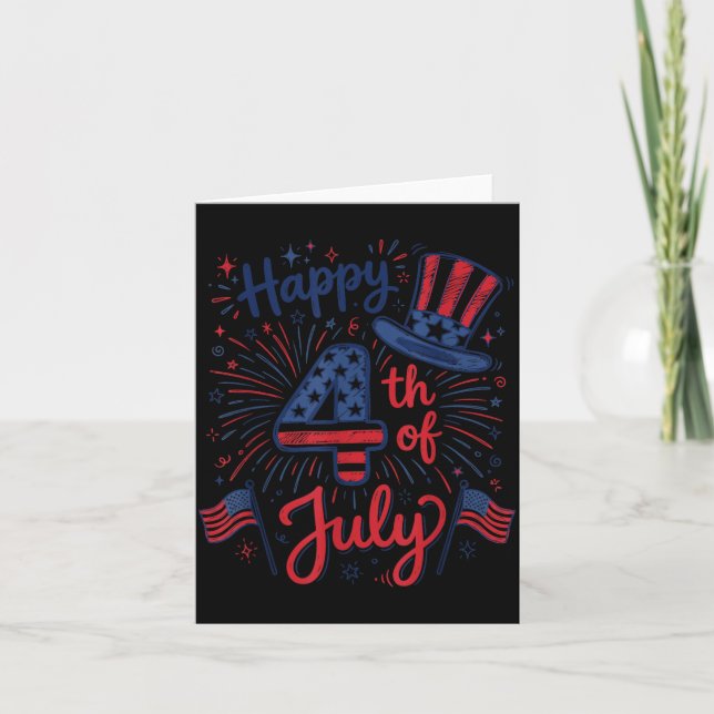 Happy 4th of July Card (Front)