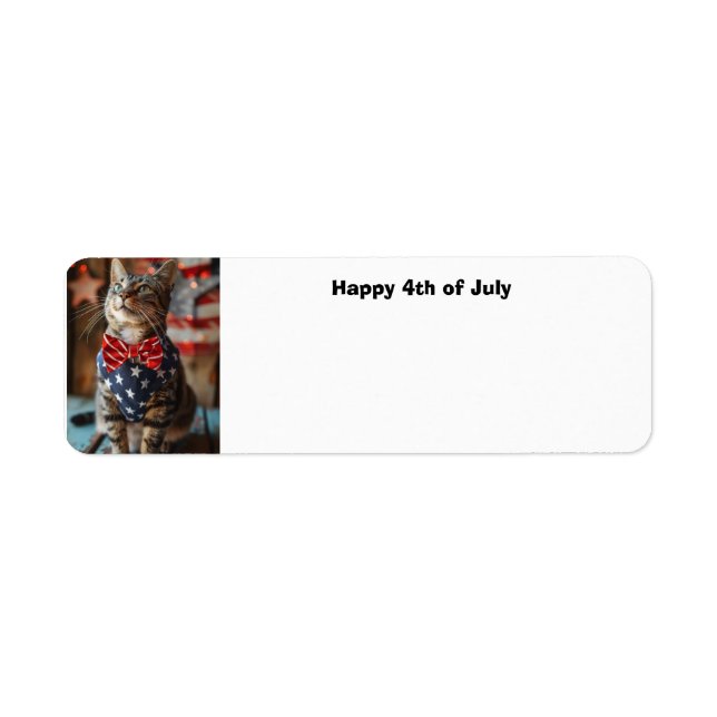 Happy 4th of July Cat (Front)