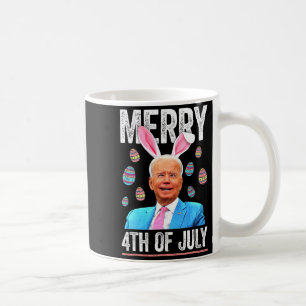 Happy 4th Of July Confused Funny Biden Easter Day Coffee Mug