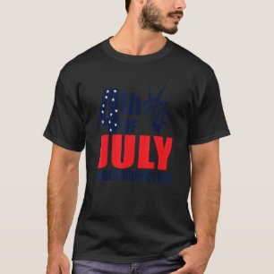 Happy 4th Of July Cool Independence Day Patriotic  T-Shirt
