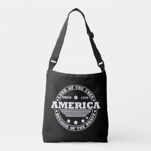 Happy 4th of july crossbody bag