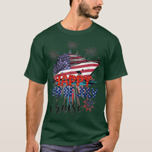 Happy 4th Of July Cruise Squad Matching Group Fami T-Shirt