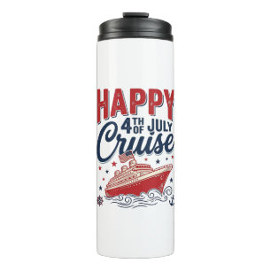 Happy 4th of July Cruise Vintage Patriotic Shirt_1 Thermal Tumbler