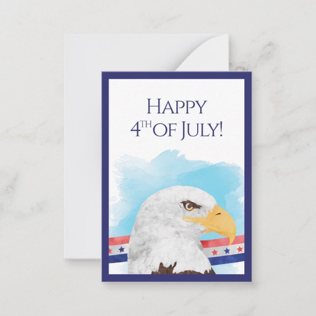 Happy 4th of July Customer Card (Front)