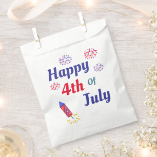 Happy 4th Of July Favour Bags