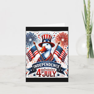 Happy 4th of july for independence day card