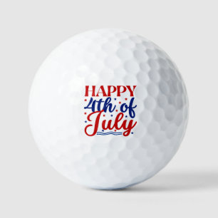 Happy 4Th Of July Golf Balls