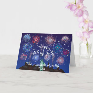 Happy 4th of July in New York Card