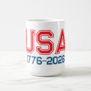 Happy 4th of July Independence Day 1776-2026 Coffee Mug
