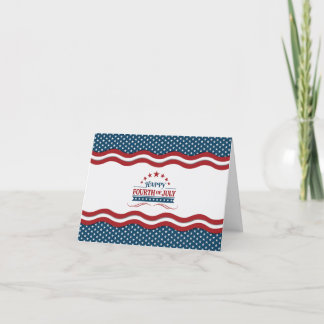 Happy 4th of july independence day 1776 holiday card