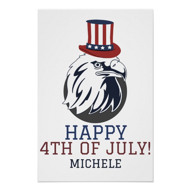 Happy 4th of July Independence Day America party  Poster (Front)