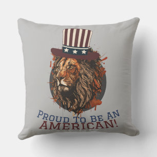 Happy 4th of July Independence Day American party Cushion