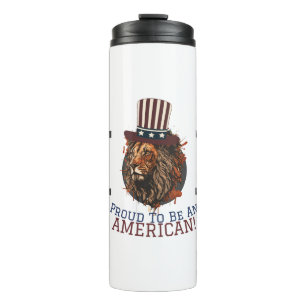 Happy 4th of July Independence Day American party Thermal Tumbler