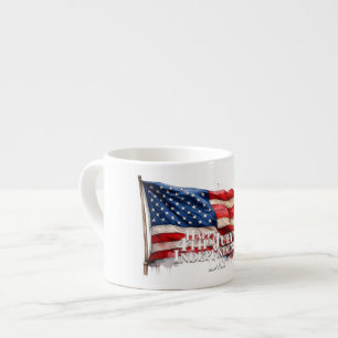 Happy 4th of July - Independence Day Espresso Cup