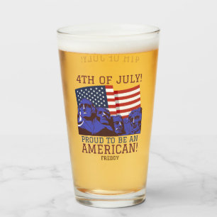 Happy 4th of July Independence Day party  Glass