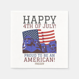 Happy 4th of July Independence Day party Napkin