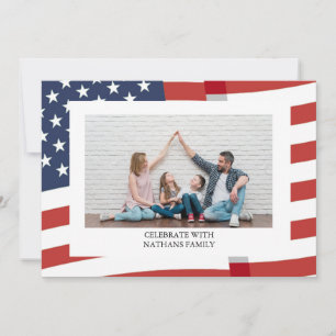 Happy 4th of July Independence Day Photo Holiday Card