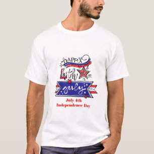 Happy 4th of July Independence Day T-Shirt Design