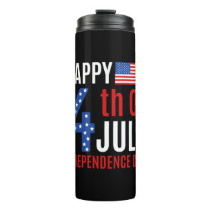 Happy 4th Of July Independence Day Thermal Tumbler