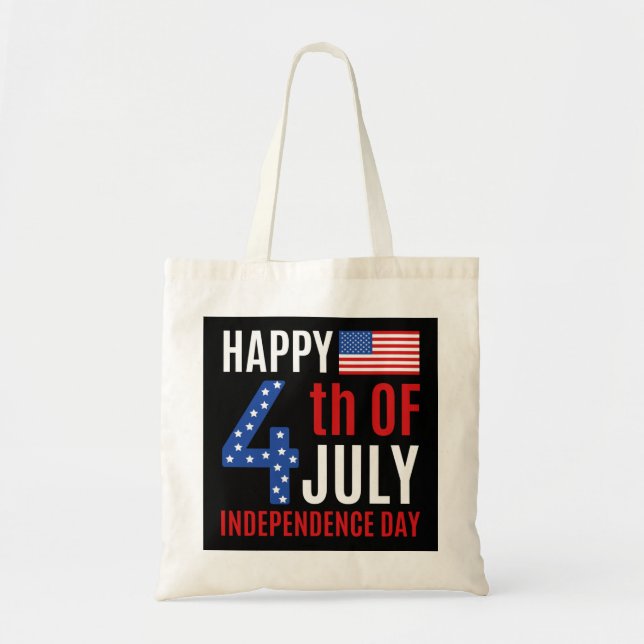 Happy 4th Of July Independence Day Tote Bag (Front)