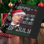 Happy 4th Of July Joe Biden Christmas Wrapping Paper<br><div class="desc">Happy 4th Of July Joe Biden Christmas</div>