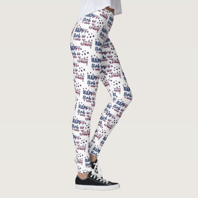 Happy 4th of July Leggings (Right)
