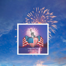 Happy 4th of July "Let Freedom Ring" Paper Napkins