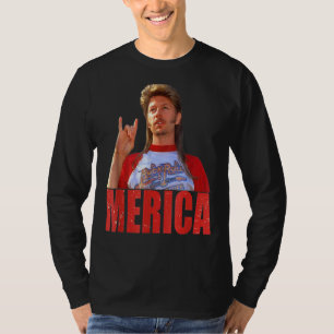 Happy 4th Of July Merica Joe American Flag 6 T-Shirt