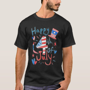Happy 4th of July Patriotic American Independence  T-Shirt