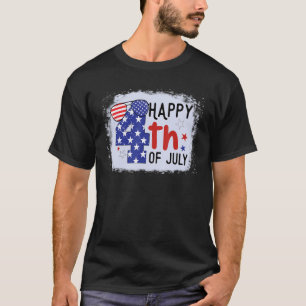 Happy 4th of July Patriotic USA American Flag Men T-Shirt