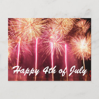 Happy 4th of July Post Card