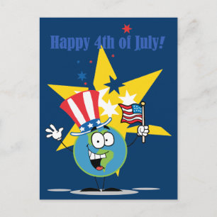 Happy 4th of July Postcard