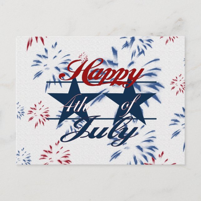 Happy 4th of July Postcard (Front)