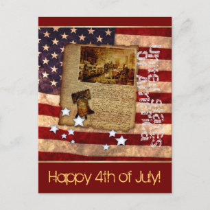 Happy 4th of July Postcard