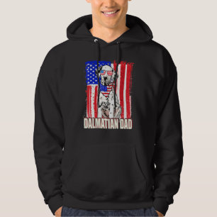 Happy 4th Of July Pride American Flag Dalmatian Da Hoodie