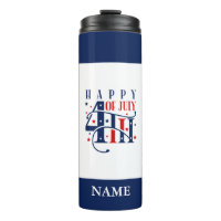Happy 4th of July Red White and Blue