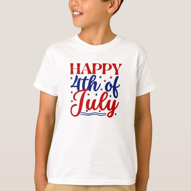 Happy 4Th Of July T-Shirt (Front)