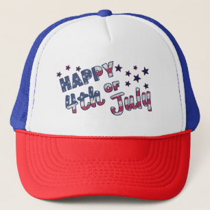 Happy 4th of July Trucker Hat
