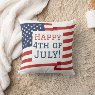 Happy 4th of July USA Independence Day gift Cushion